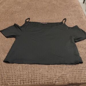 Chic Black Cold Shoulder Camisole